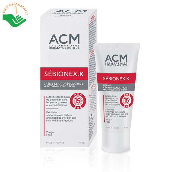 ACM Sebionex.K Keratoregulating Cream